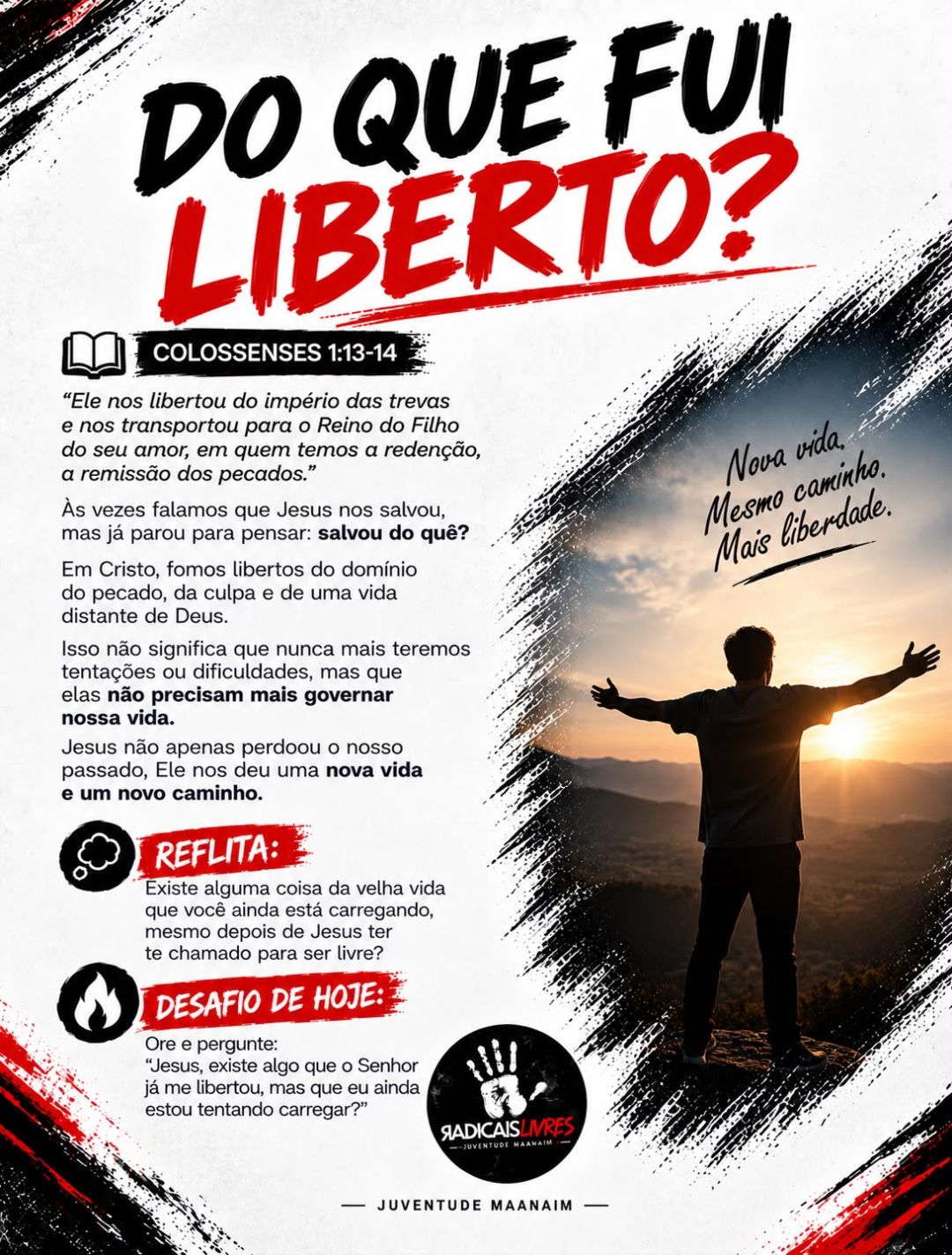 Do que fui liberto? — Colossenses 1:13-14